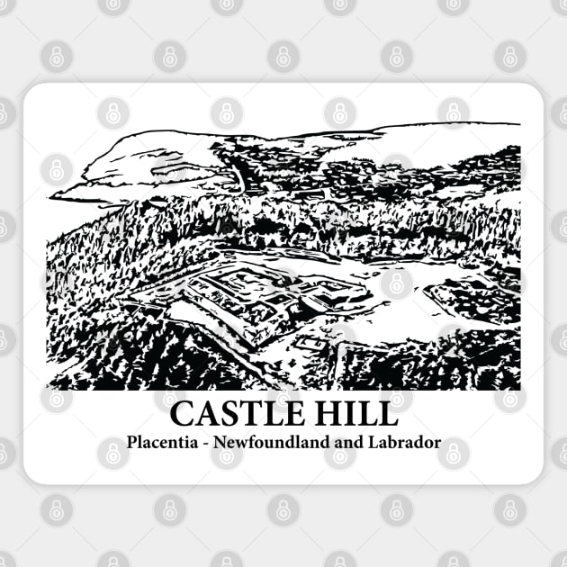 Castle Hill - Placentia NL Magnet by Lakeric